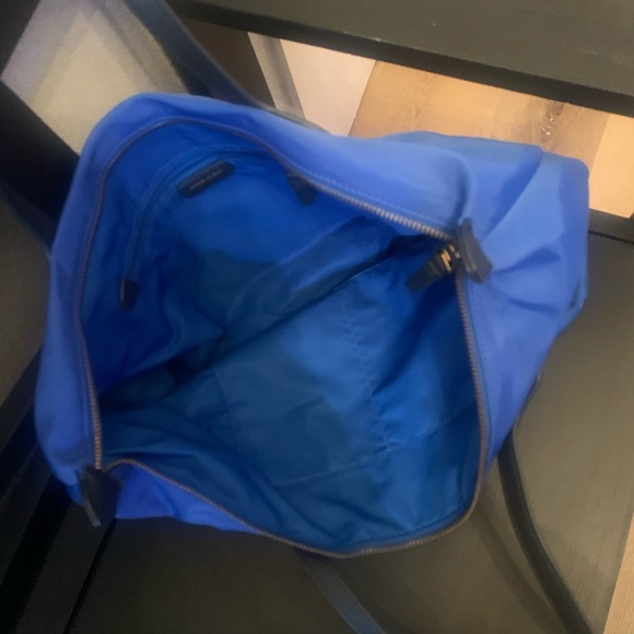 Anne Klein blue nylon tote - Picture 2 of 4